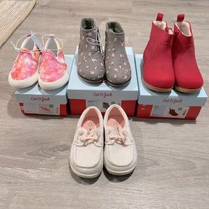 Lot of 4 - Cat & Jack Toddler Size 8 Shoes!